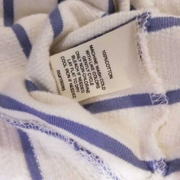 PER SE Lace-Up High Low Tunic New England Style Beach Hamptons Nautical Size M - Picture 5 of 5